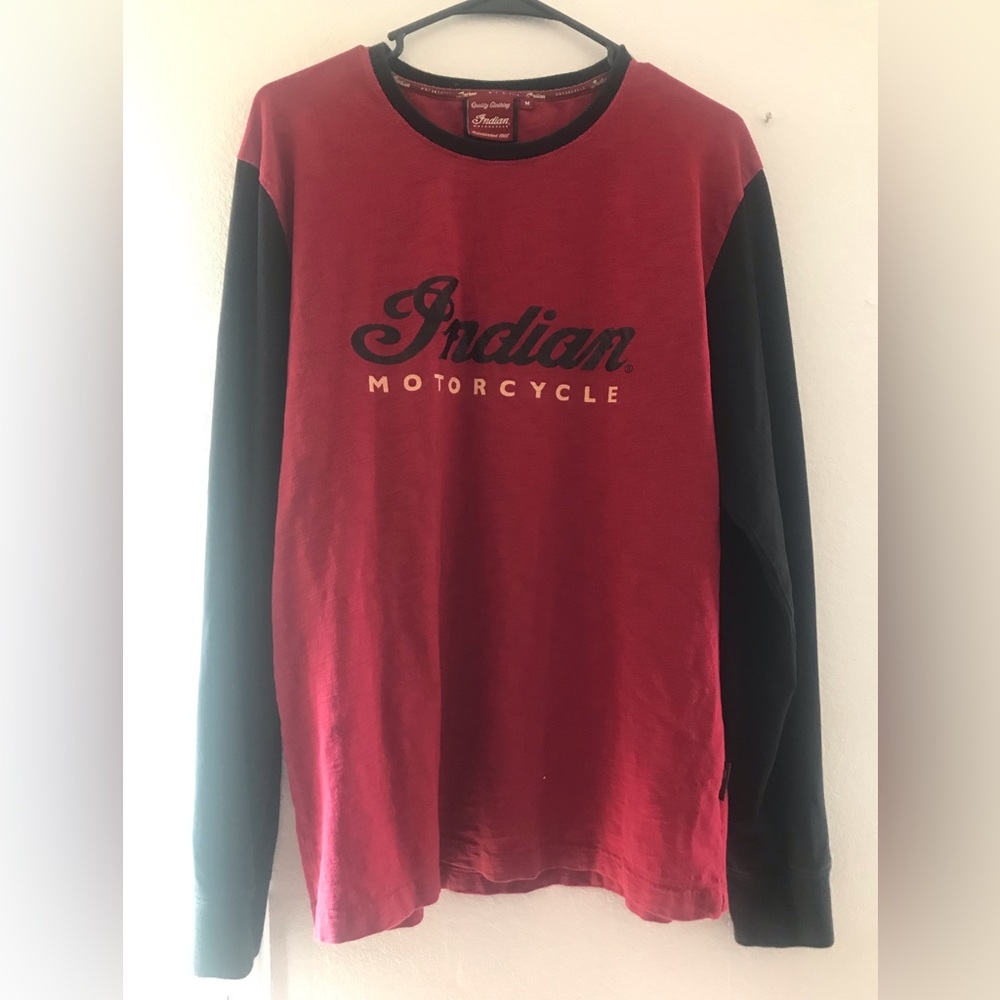 Indian Motorcycle Long Sleeve Shirt Loose Fit Medium